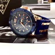 Jam Guess Rubber Analog Jam Unisex Lelaki Perempuan