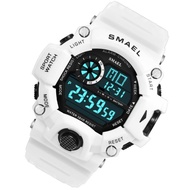 SMAEL นาฬิกาข้อมือผู้ชาย Sport Digital LED ระบบแสดงตัวเลข รุ่น SM1385D พร้อมกล่องเหล็ก SMAEL เท่ห์