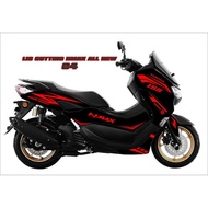 striping sticker cutting yamaha nmax 155 merah all new nmax termurah