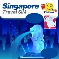 Happy Singapore SIM Card - 3-15 Days 1-8GB Unlimited Data Prepaid Travel SIM (5G/4G)
