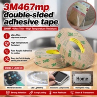 3M467mp double-sided tape 200MP no substrate transparent tape CNC film switch special precision elec