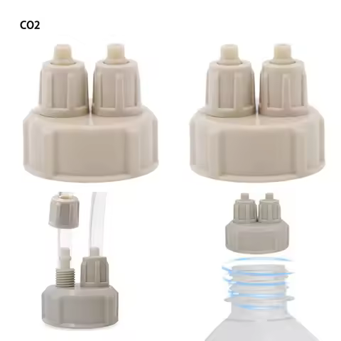 Aquarium CO2 System Generator Bottle Cap Fish Tank Live Plant DIY Air Diffuser Generator Tool Carbon