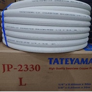 Pipa Tateyama tebal 0.6mm (1/4+3/8) untuk ac ukuran 1/2pk-1pk
