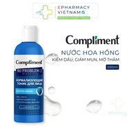 Nước cân bằng COMPLIMENT No Problem Giúp Giảm Mụn Mờ Thâm Dịu Nhẹ Cho Da