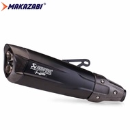 Motorcycle Exhaust System Tail pipe Exhaust Muffler Escape Moto Muffler Akrapovic HP Canister Carbon