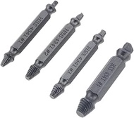 3D Printer Accessories 4Pcs HSS4341 Damaged Screw Extractor Drill Bits Guide Set Broken Speed Out Bo