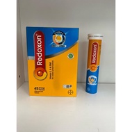 *CLEARANCE* - REDOXON Triple Action Effervescent Orange Vitamin C, D & Zinc 15'S,45'S EXP:04.06.2027