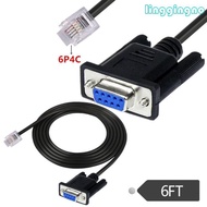 RR RS232DB9 Female to RJ11 6P4C Consoles Cable for IT Infrastructure for AP7800
