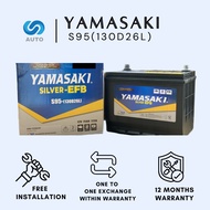 Yamasaki S95 130D26L EFB Silver Car Battery