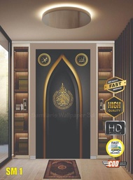 Stiker Mihrab Mushola Rumah Minimalis / Dekorasi Musholla Aesthetic / Sticker Mihrab Mushola Rumah -