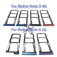 SIM Card Tray For Xiaomi Redmi Note 9 4G 5G Mobile Phone SIM Card Tray Holder Slot Replacement