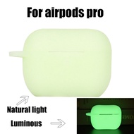 AUOVIEE เคสป้องกันสำหรับ Apple Airpods Proเคสซิลิโคนเรืองแสงสำหรับ Air Pods Pro เรืองแสงในที่มืดกันกระแทกกล่องป้องกันหูฟัง
