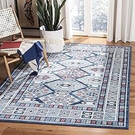 Safavieh Kazak Collection KZK121B Area Rug, 9' x 12', Blue/Grey