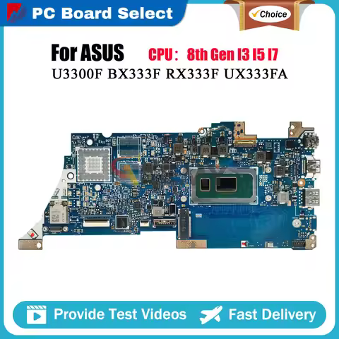 UX333FA Laptop Motherboard For ASUS ZenBook UX333F UX333FA BX333F RX333F U3300F UX333FN Notebook Mai