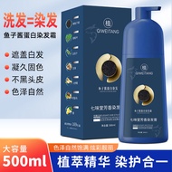 Home Protein 12.31 Bubble Dye Cover Plant Men Women Own/Hair Dye Cream Hair Dye Cream Caviar Essence