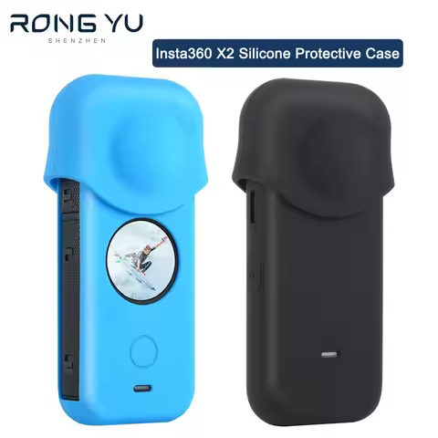 For Insta360 ONE X2 Silicone Protective Case Waterproof Dustproof DropProof Body & Insta 360 X2 Lens