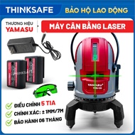 Máy cân bằng laser 5 tia xanh YAMASU YMS-155 Máy cân mực máy bắn cốt 4 tia đứng 1 tia ngang 1 tia dọ