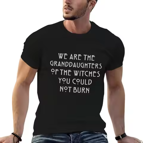 We are the Granddaughters of Witches T-Shirt Work Basic Short Sleeve Top