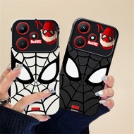 Case For Infinix Hot 30i Note 12 G96 Hot 12 Play 11 Play 10 Play Note30 Smart 5 Smart 6 Smart 7 Hot 20S Marvel Spider-Man Mask Window Lens Frame Case TPU Phone Case Cover HOSTR