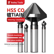 Three-Blade 90-Degree Chamfering Device Drill Bit Single-Blade Cobalt Chamfering Knife Stainless Ste