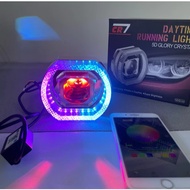 Projector Projector Biled crystal APP Matrix X1 Shourd Acrylic Premium Plus Biled Fan CR7 Matrix X1 
