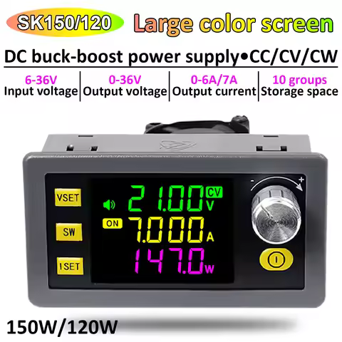 SK150/120 150/120W CNC DC Buck Boost Converter Adjustable Regulated Power Supply Constant Voltage Cu