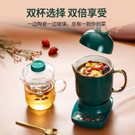 Multifunction Double Health Cup Mug Cooker Boiler Valentine Mother Day Tea 0237
