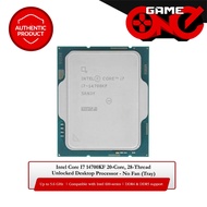 Intel Core i7 14700KF 20-Core, 28-Thread Desktop Processor - No Fan (Tray)