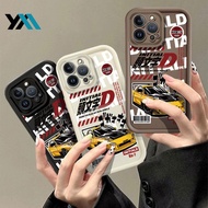 Simple Racing Initial D RX7 Anime Drift Car Casing For OPPO A15S A57S A38 A57 A77S A15 A80 A60 A17 A