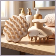 [blasses] Silicone Shampoo Brush (Beige), 1pc, 1pc / Korean Shampoo Brush / Scalp Stimulation by K_T