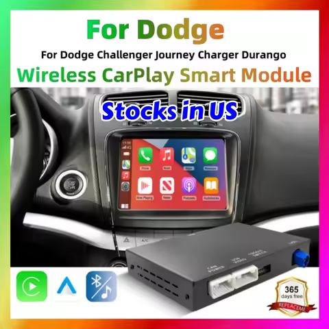 ANYFAR Original Car Screen Upgrade Wireless CarPlay Android Auto Decoder Box For Dodge Challenger Jo