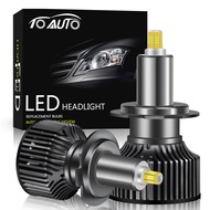 H1 H7 H8 H11 LED Bóng Đèn Pha Ô Tô 60000LM 6000K Turbo Bi-LED Cho Máy Chiếu Ống Kính Tự Động Đèn Sươ