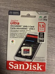 SanDisk Ultra microSDXC 1.5TB A1 V10 記憶卡