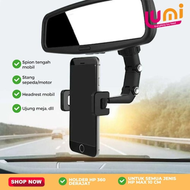 Holder HP Jepit Spion Tengah Mobil Universal XENIA AVANZA Handphone