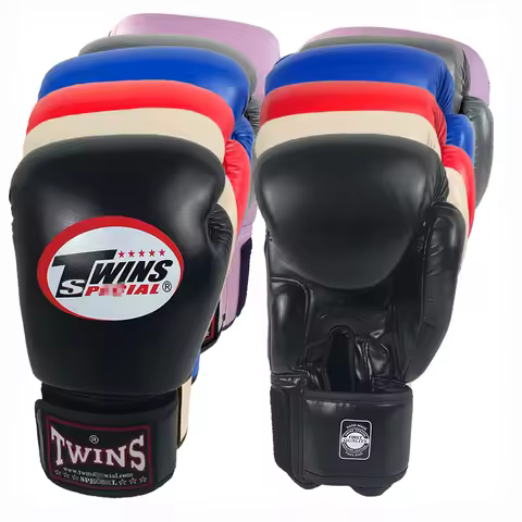 6 colors Twins 8OZ 10OZ 12OZ 14OZ 16OZ adult Kids PU Leather Kick fighting kick punch Gloves Karate 