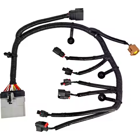 A33G-68087837AC Injector Wiring Engine Wire Harness For Ram 1500 Classic Jeep Wrangler JK 68087837AD