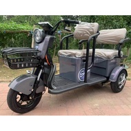 60V Tricycle 4 Seats Electric Scooter 3 Wheels Ebike Brand New Bigger Seats and Storage ebike dewasa