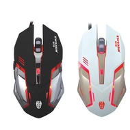 [HCM]Chuột chuyên game 6D dây dù - LED 7 màu EWEADN K1 Wired 2400DPI