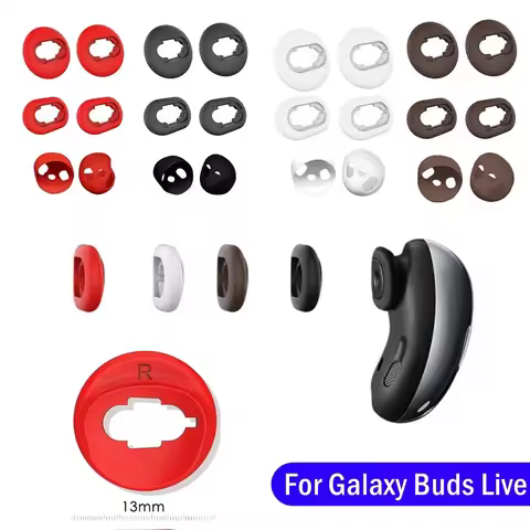 For Samsung Galaxy Buds Live Soft Silicone Earbuds Cover Eartips Cap Buds Live Non-slip Earplug 1:1 