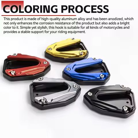 Motorcycle Side Stand Enlarger Plate Kickstand Enlarge Foot Pad Support Plate For YAMAHA XMAX300 X-M