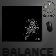 Kurosun SAMURAI กันน้ํา GAMING Mosepad Gamer Professional E-Sports Mouse Pad ยืดหยุ่นสูงด้านล่างกันล