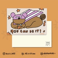 M78 - Motivational message card for you, Message Postcard for friends - Ngorangbo.artwork