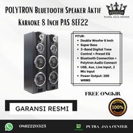 POLYTRON Bluetooth Speaker Aktif Karaoke 8 Inch PAS 8EF22