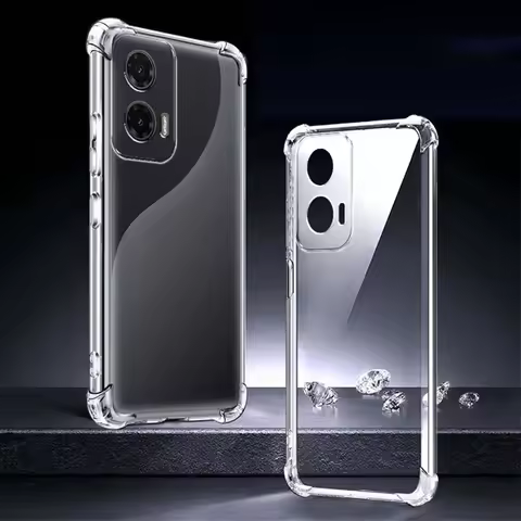 G35 5G Case For Motorola G35 5G Case Shockproof Back Cover Transparent Silicone Case For Moto G35 5G