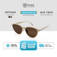 HMK Eyewear Cat Eye Sunglasses Anti-UV Polarized Lenses Luxurious Trendy Style - KM9102