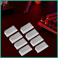 CRE 8Pcs PBT Keycaps Original Profile 2U Blank Supplement Keycaps for Gaming Mechanical Keyboards
