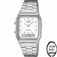 CASIO AQ-230A-7D / AQ230A-7D Ana-Digi Metal Strap Silver Silver Dial Unisex Watch [Parallel Import]