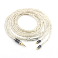 16 Core 99% Silver Plated UPOCC Headphone Cable For MMCX Sennheiser IE300 IE900 IE600 Earphone