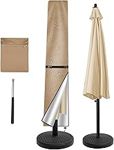 Parasol Cover, Protective Cover, Waterproof, Weatherproof, UV-Anti, Windproof Umbrella Cover for Out