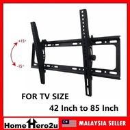 Universal LED/LCD/PLASMA TV Wall Mount Tilt Bracket 42 Inch to 85 inch - Homehero2u